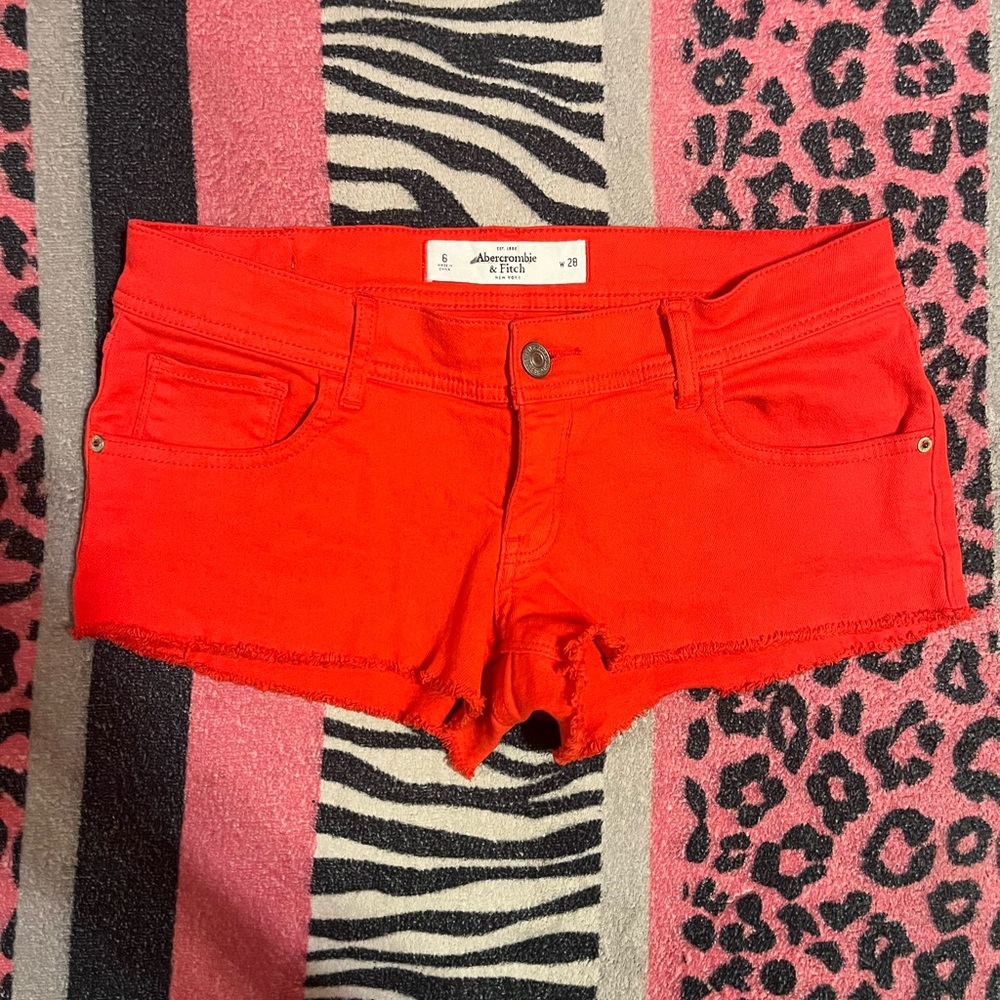 Vintage Abercrombie & Fitch low rise Jean shorts